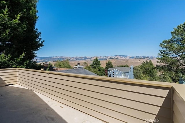 1550 Pineridge Dr, Cambria, CA 93428 - balcony featuring a mountain view
