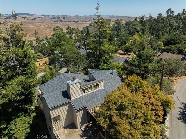 1550 Pineridge Dr, Cambria, CA 93428 - bird's eye view