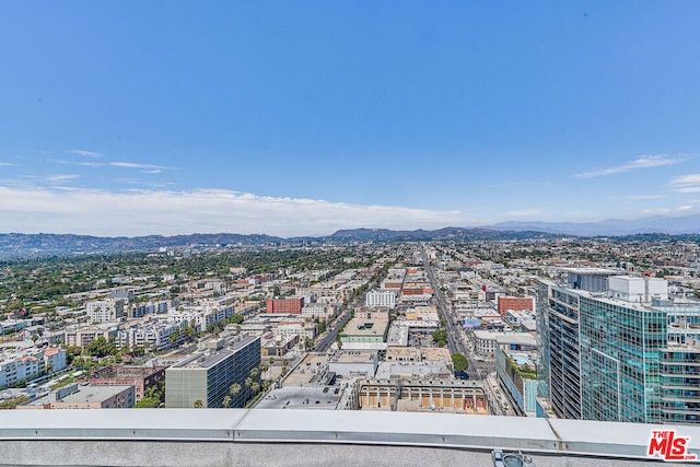 view of city with a mountain view