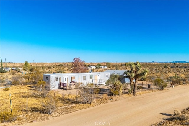 view of manufactured / mobile home