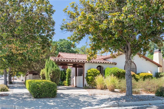 view of mediterranean / spanish home