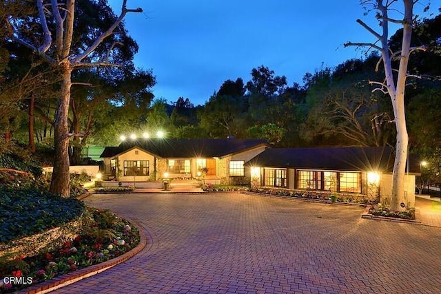 view of ranch-style house