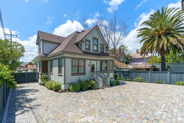 view of front of home