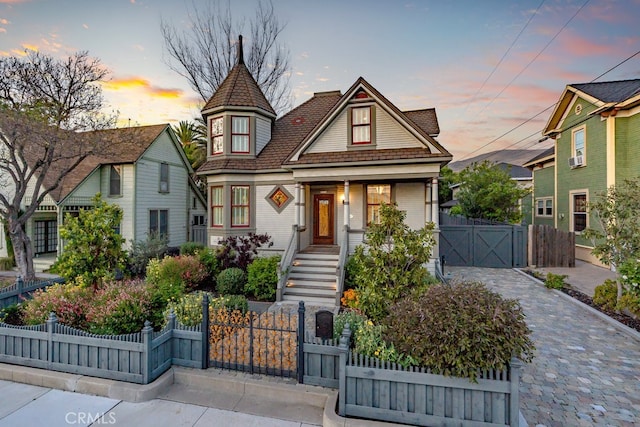 victorian house with a porch