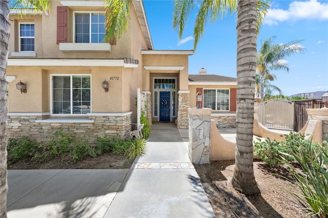 view of front of home