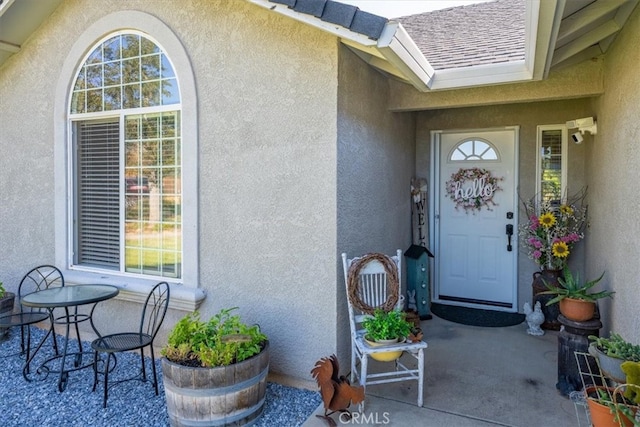 view of property entrance