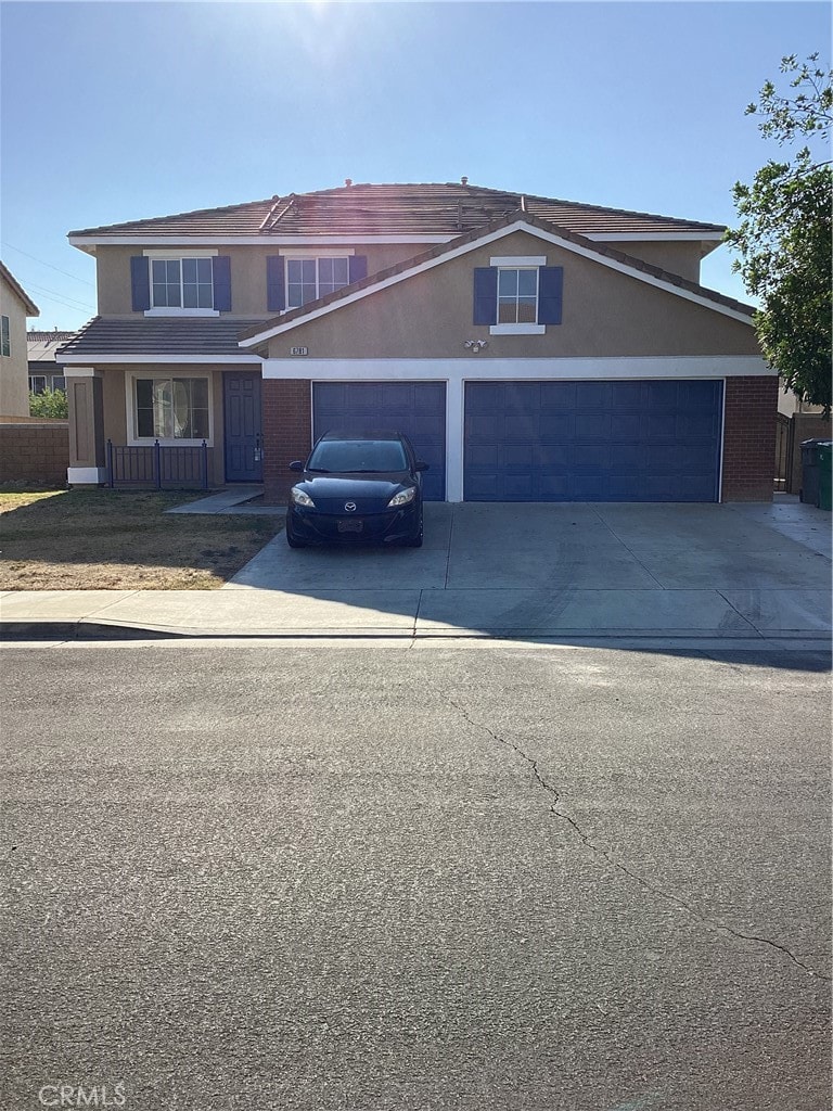 front facade featuring a garage