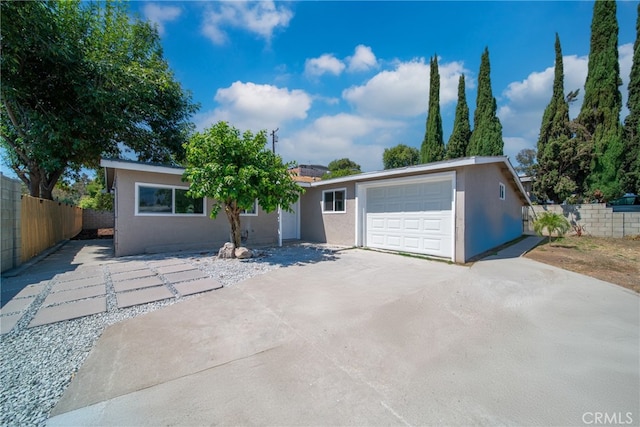 view of ranch-style home