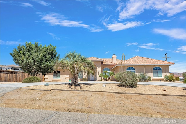 view of front of home