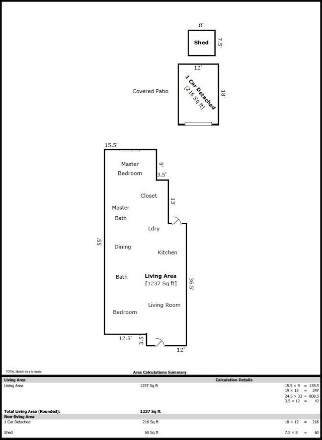 3927 W 58th Pl, Los Angeles, CA 90043 - property floor plan