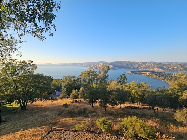 water view featuring a mountain view