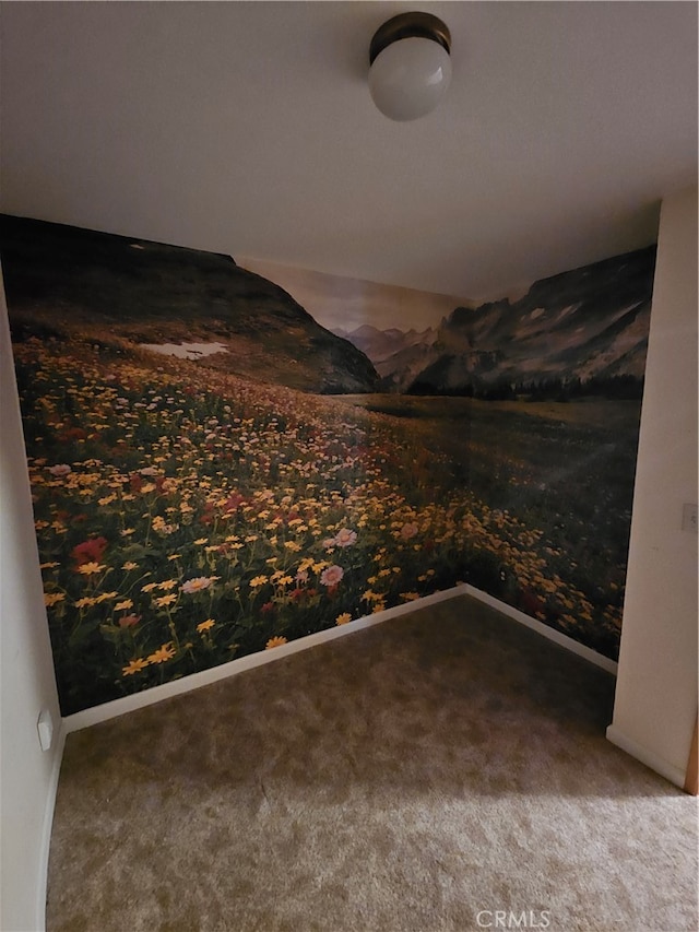 interior space featuring carpet floors