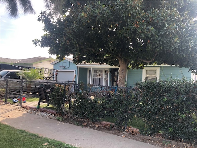 view of obstructed view of property