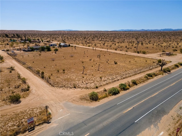 drone / aerial view featuring a rural view