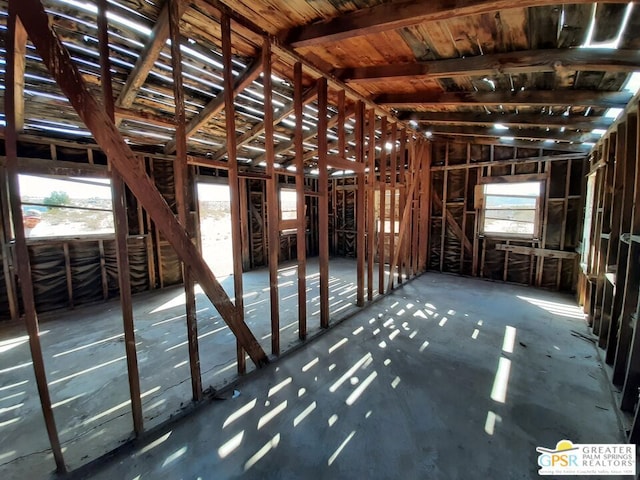 miscellaneous room with a wealth of natural light