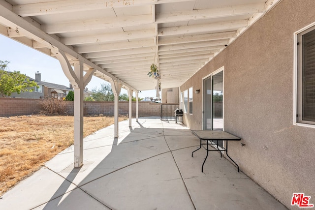 view of patio