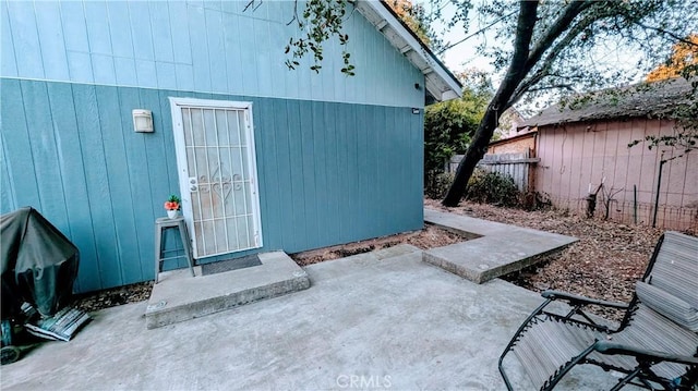 view of outbuilding