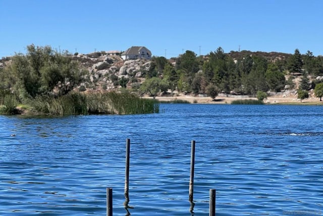 view of water feature