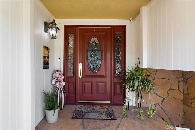 view of entrance to property