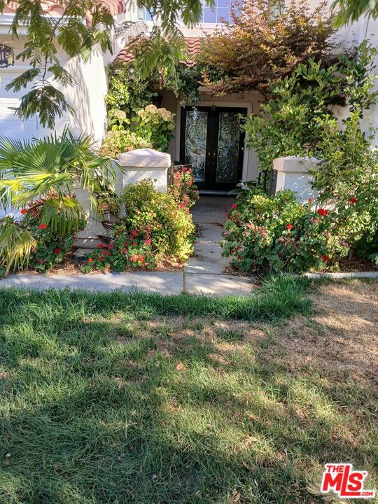 exterior space with french doors