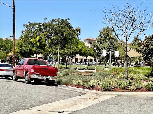 view of vehicle parking