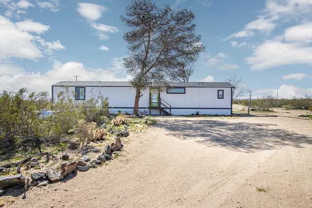 view of manufactured / mobile home