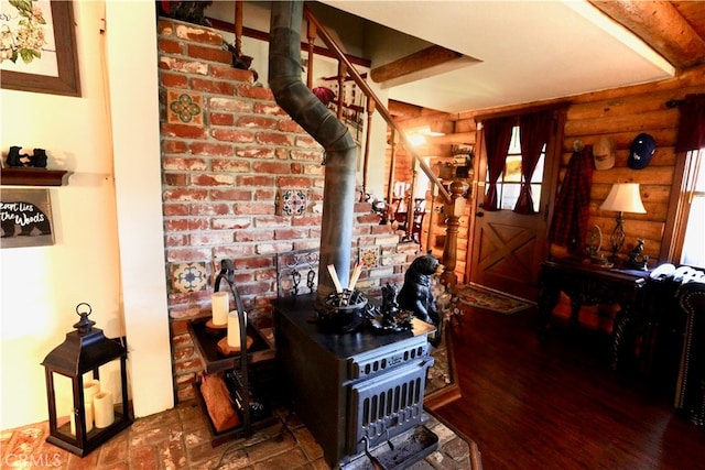 interior space featuring hardwood / wood-style floors