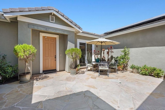 view of patio / terrace with outdoor dining area