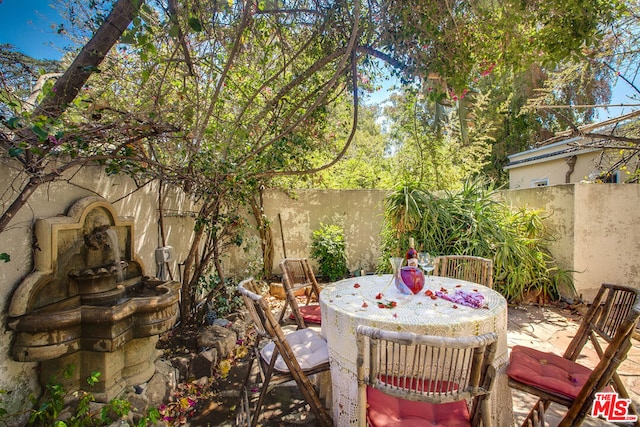 view of patio