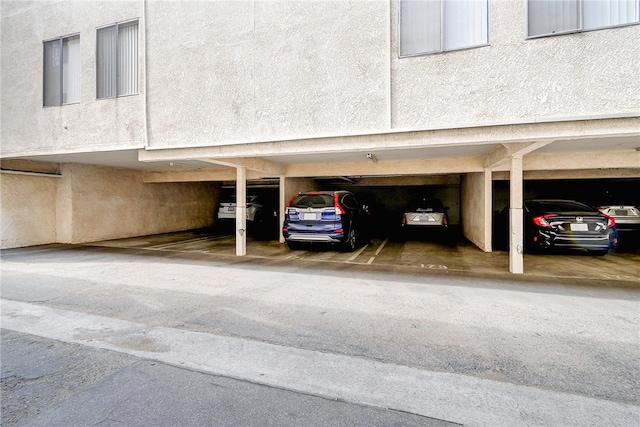 view of vehicle parking