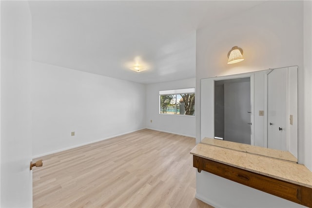 entryway with light wood-type flooring