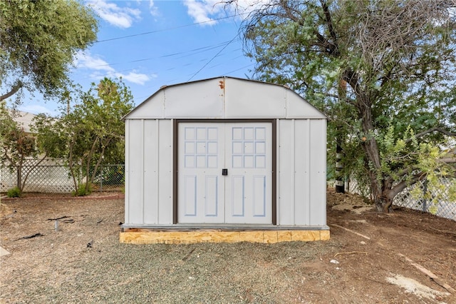 view of outdoor structure