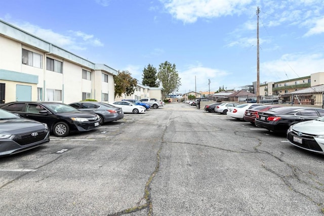 view of car parking