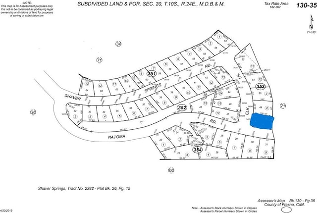 34259 Elk Ln, Auberry CA, 93602 land for sale