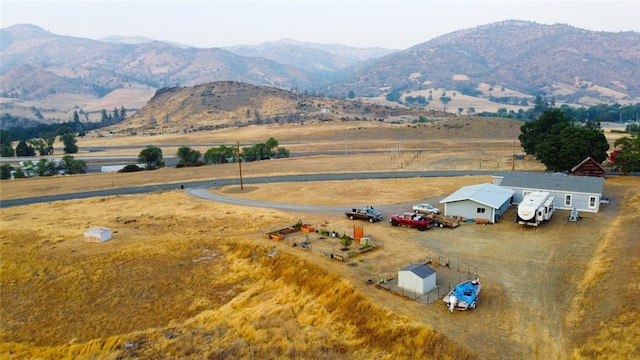 mountain view with a rural view