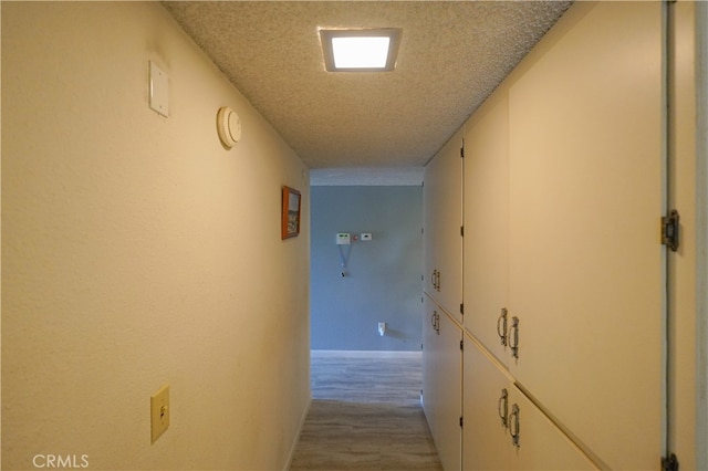 hall featuring light wood-type flooring