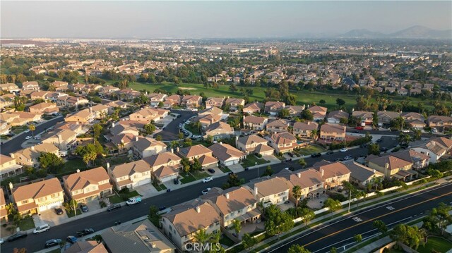 aerial view featuring a mountain view