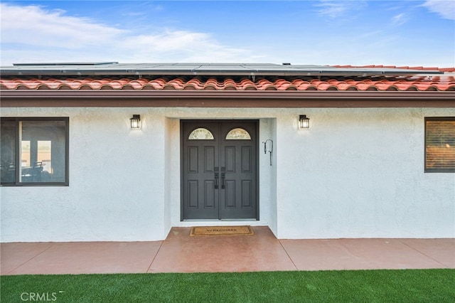 view of entrance to property