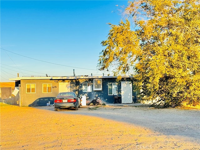 view of front of home