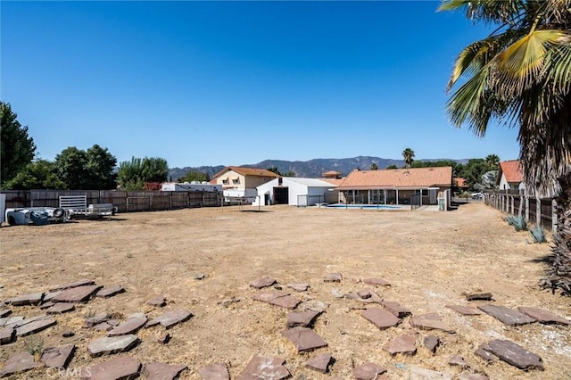 34578 Hickory Ln, Wildomar, CA 92595 - fenced backyard with a mountain view