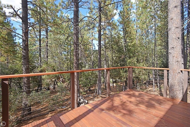 view of deck