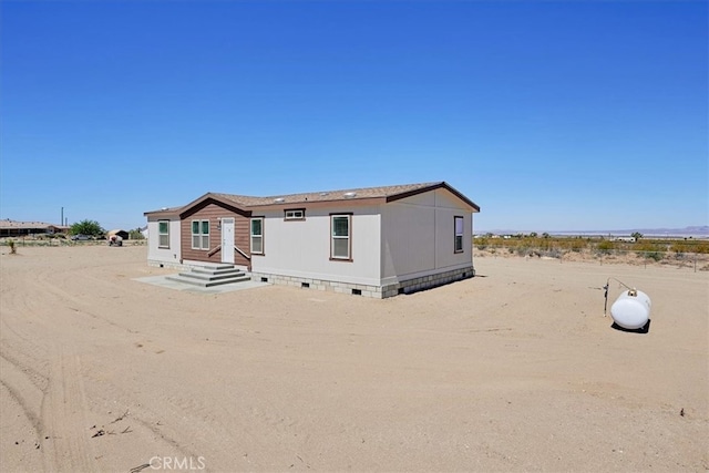 view of manufactured / mobile home