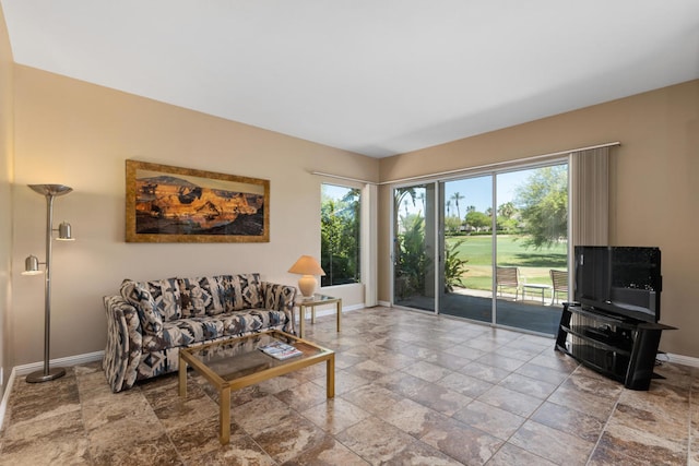 view of living room