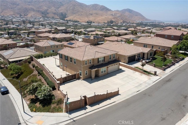 21047 Iron Rail Dr, Riverside, CA 92507 - drone / aerial view with a residential view and a mountain view