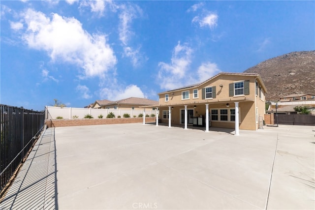 exterior space with a patio