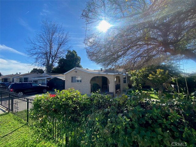 view of side of property