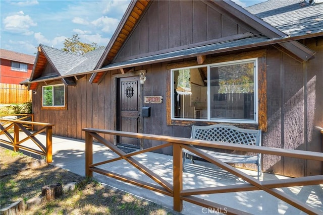 4225 Alcot Trl, Frazier Park, CA 93225 - exterior space featuring entry steps and a shingled roof