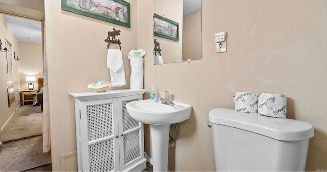 bathroom with toilet