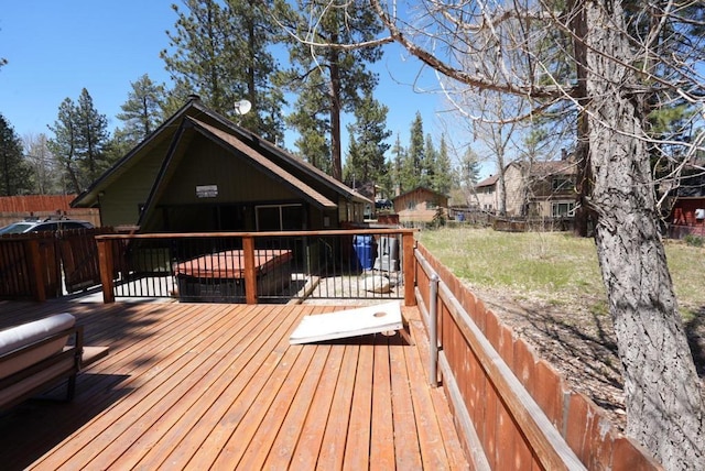 39414 Ruby Ln, Big Bear Lake, CA 92315 - deck with a yard
