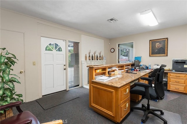 613 E Chapman Ave, Fullerton, CA 92831 - office space featuring dark carpet